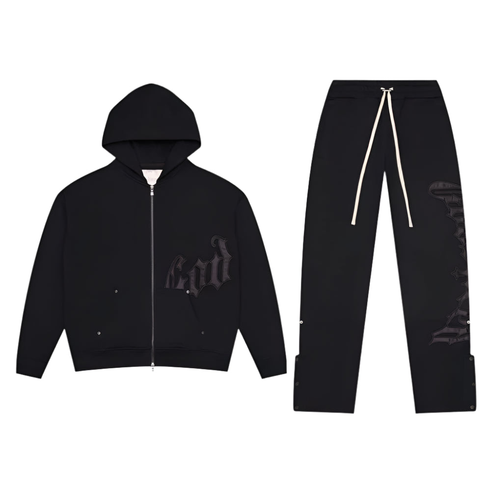 Godspeed OG Logo Sweatsuit Black on Black