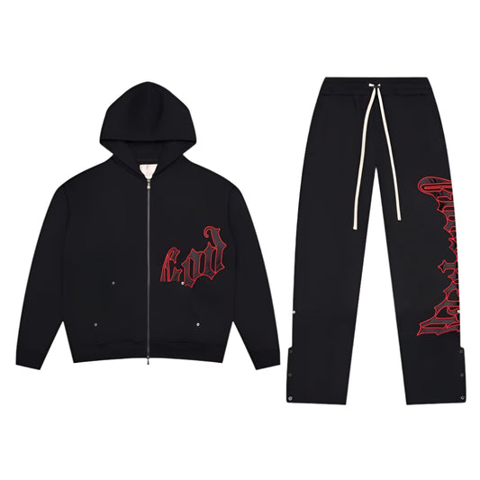 Godspeed OG Logo Sweatsuit Black and Red