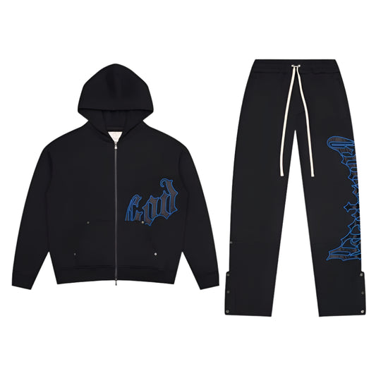 Godspeed OG Logo Sweatsuit Blue and Black