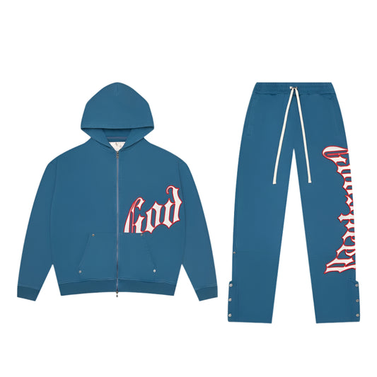 Godspeed OG Logo Sweatsuit Teal blue