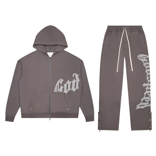 Godspeed OG Logo Sweatsuit Brown