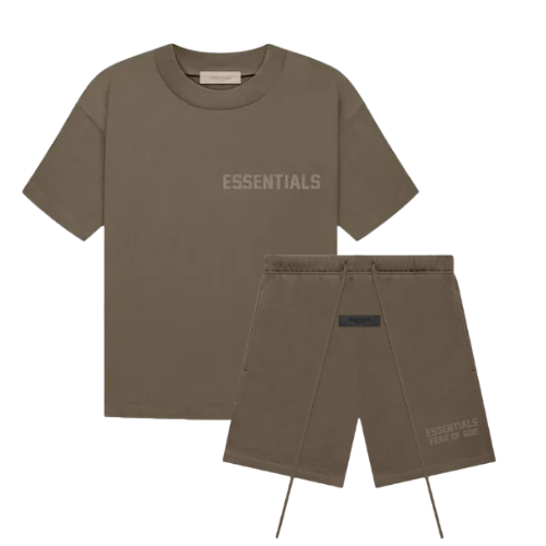 Essentials Kid Short Set "Wood"