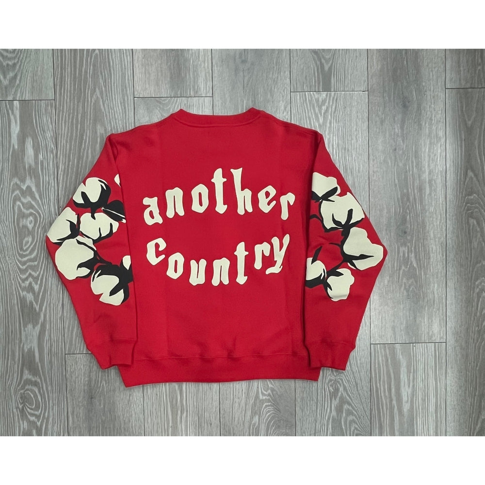 Denim Tear Red crew neck