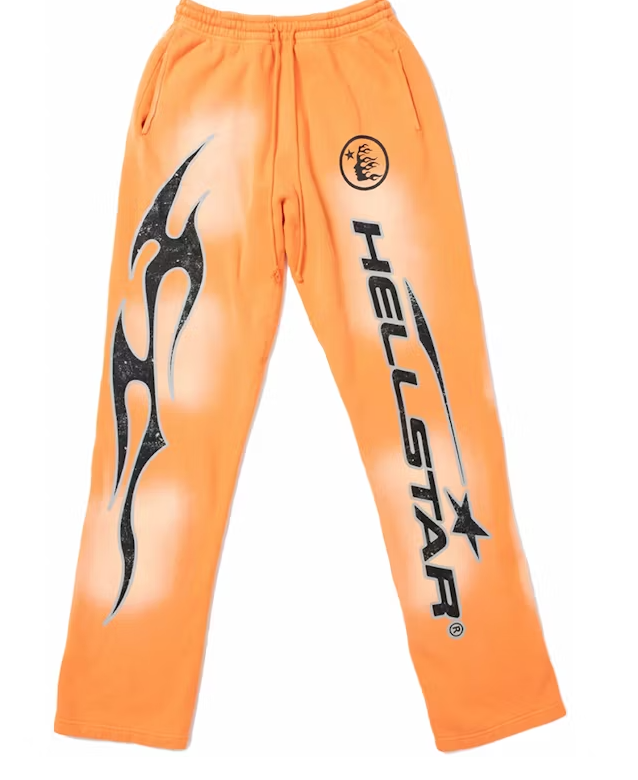 Hellstar Fire Orange Sweatpants