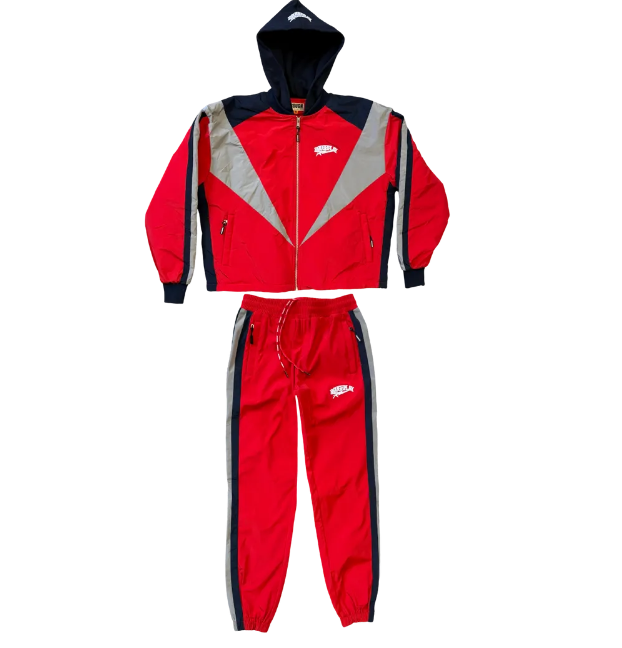 RoughPlay🩹TrackSuit (Red/Navy)