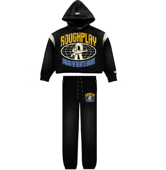 RoughPlay🩹SweatSuit BLK/YELLOW)