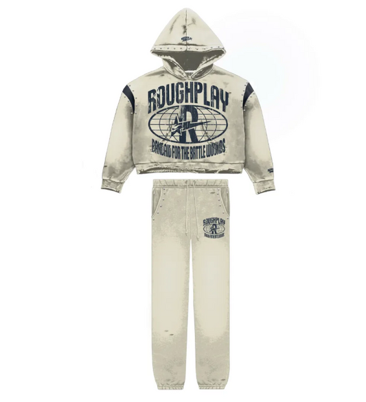 RoughPlay🩹SweatSuit (TAN/NVY)