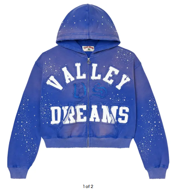 Vale Forever Classico Zip Up Hoodie 'Sapphire'