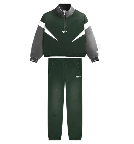 RoughPlay🩹Quarter Zip (GRN)