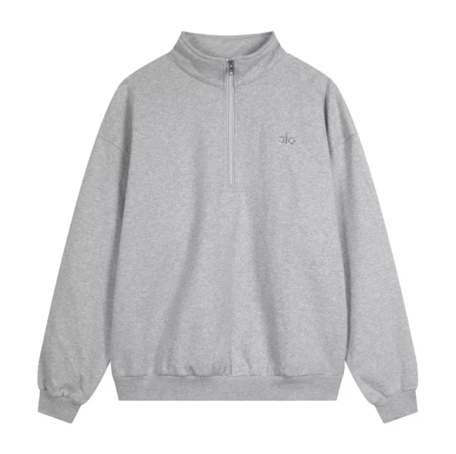 ALO Accolade Quarter Zip Suit 'Heather Grey'