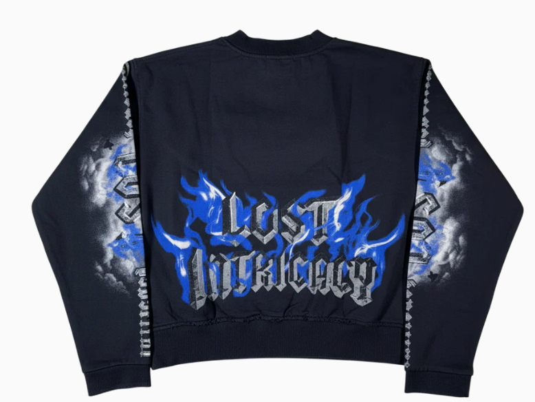 Lost Intricacy 'Blue Retribution' Blue LS Tee