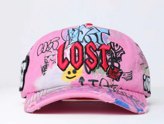 Lost Intricacy 'NY Canvas' Pink Cap