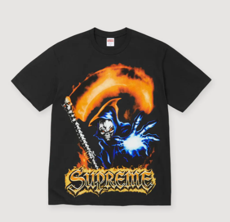 Supreme Grim Reaper T-Shirt 'BLK'