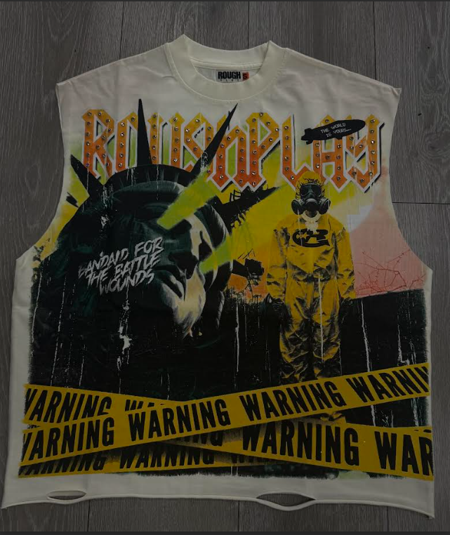 Roughplay Cut Off T-Shirt Wasteland liberty 'Cream'