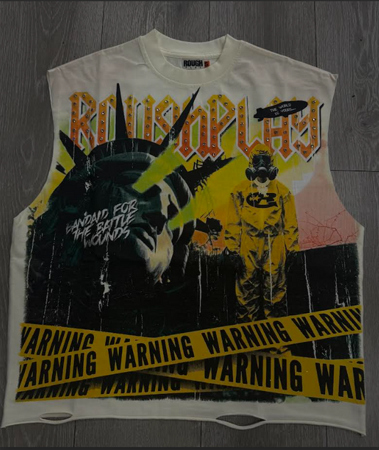 Roughplay Cut Off T-Shirt Wasteland liberty 'Cream'