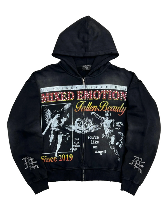 Mixed Emotions Broken Wings Hoodie