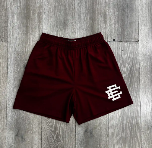 Eric Emanuel EE Baggy shorts Burgandy