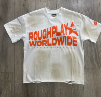 Roughplay White/Orange T-Shirt