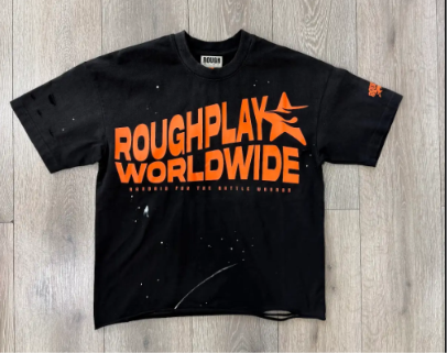 Roughplay Black/Orange T-Shirt