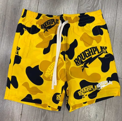 Roughplay Camo Shorts 'Yellow'