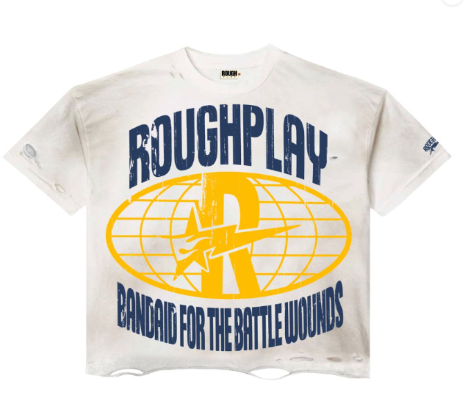 Roughplay T-Shirt "NAVY/YELLOW"