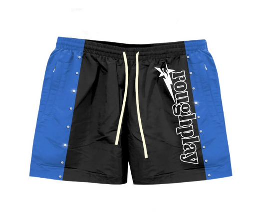 Roughplay Blue/Black Stripped Shorts