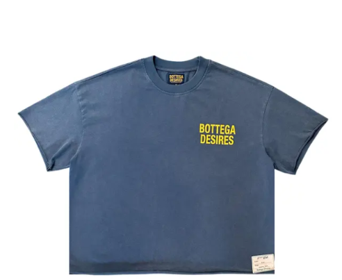 Bottega Desires 'F*ck Em' T-shirt Blue/Yellow