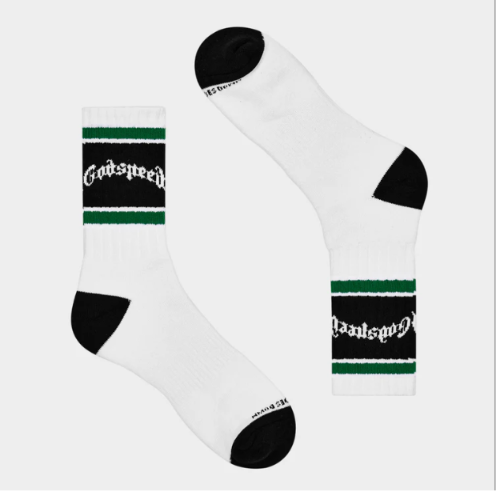 Godspeed OG Logo Stripped "White/Green"