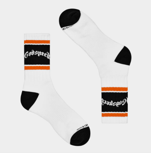 Godspeed OG Logo Stripped "White/Orange"