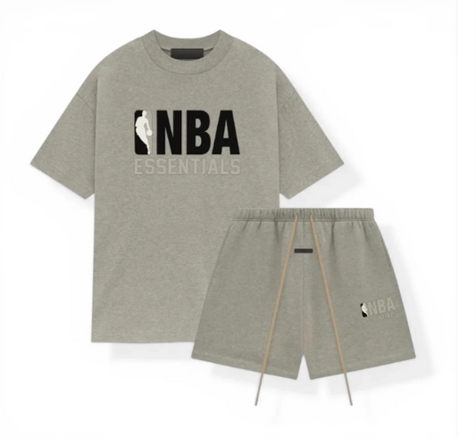Essential Set- NBA- Warm Heather Grey