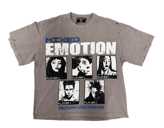 Mixed Emotions Blue "Gallery" T-Shirt