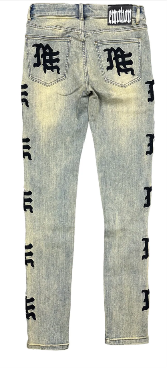 Mixed Emotions ‘Desert’ Monogram Denim