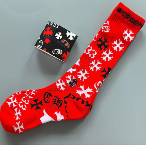 Chrome Hearts Socks " RED BOX3"