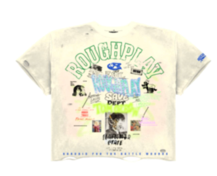 Roughplay Tan-Lime T-Shirt