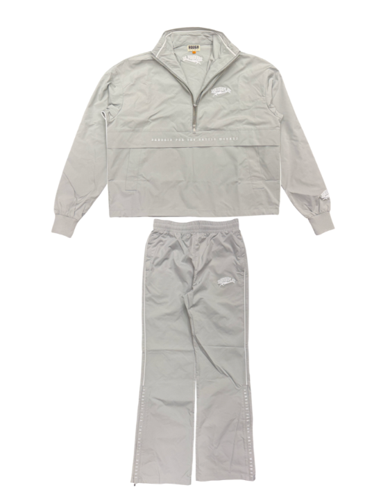 Roughplay GREY QUATER ZIP SET