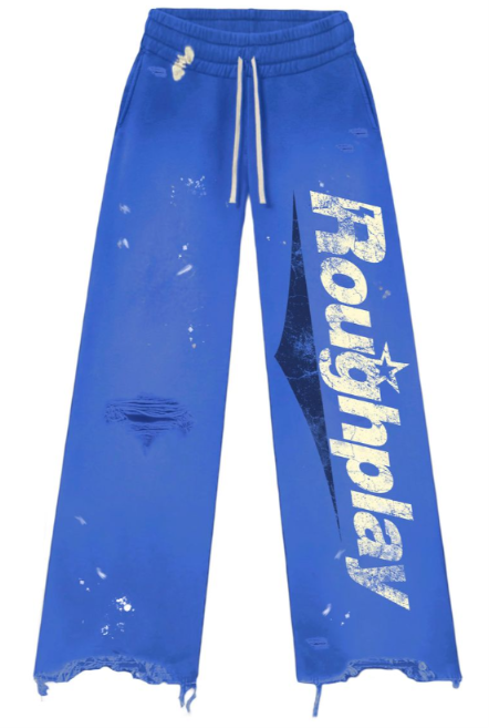 Roughplay Sweatpants ROYAL/WHITE SWEATS