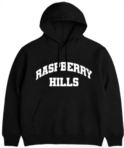 GV Gallery Raspberry 'Hills Logo' Hoodie (Black)