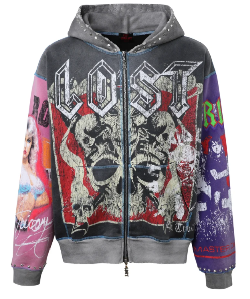 Lost Intricacy Split World Zip Up