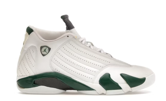 Air Jordan 14 White Forest Green