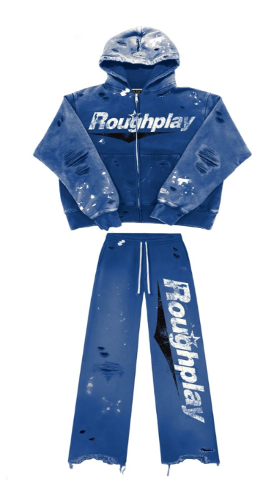 Roughplay ROYAL/BLACK SWEATSUIT