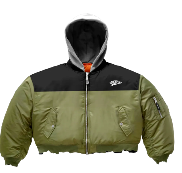 RoughPlay🩹Puffer Jacket (ARMY)