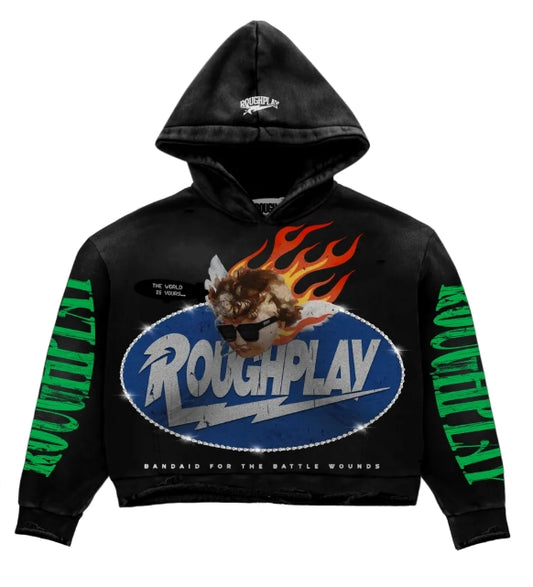 RoughPlay🩹SoulBoy Hoodie (BLK)