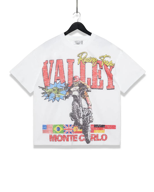 VALE MOTOCROSS WHITE TEE