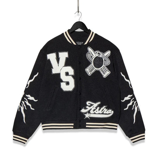 Vale Varsity Black & White Jacket