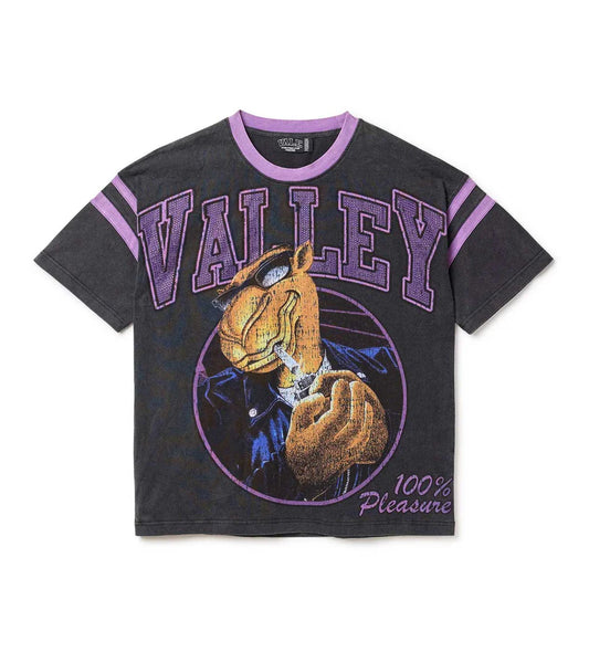 Vale Forever Purple Camel Bling Tee Black