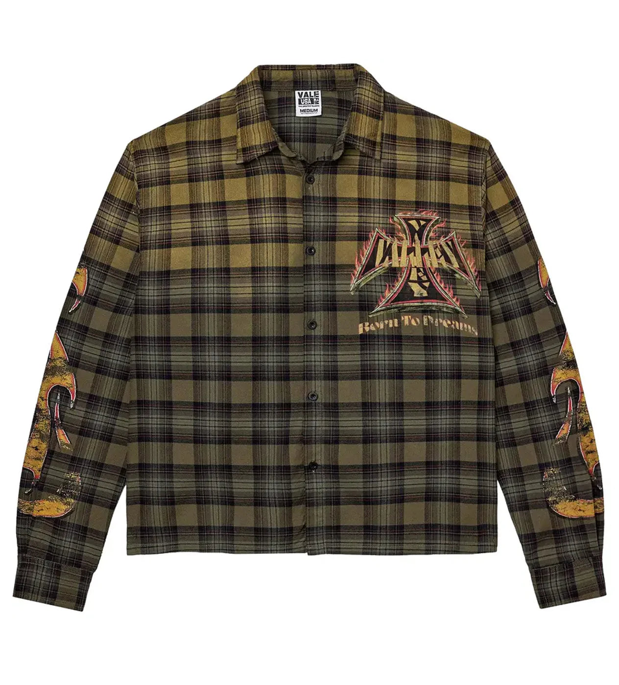 Vale Forever Reborn Flannel 'Green'