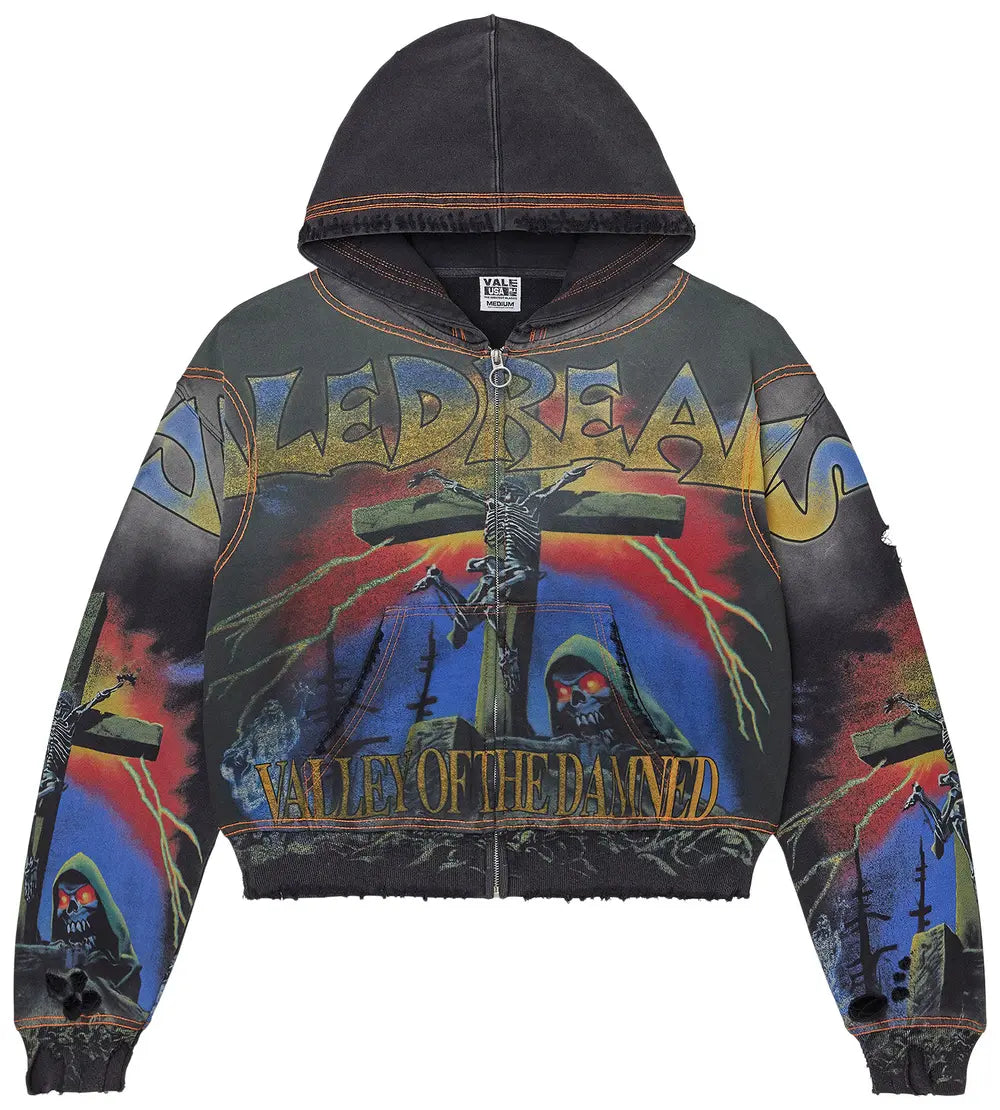 Vale Forever Damned Big Zip Up 'Black'