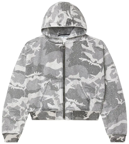 Vale Forever Winter Crystal Camo Work Jacket 'Washed/White/Camo'