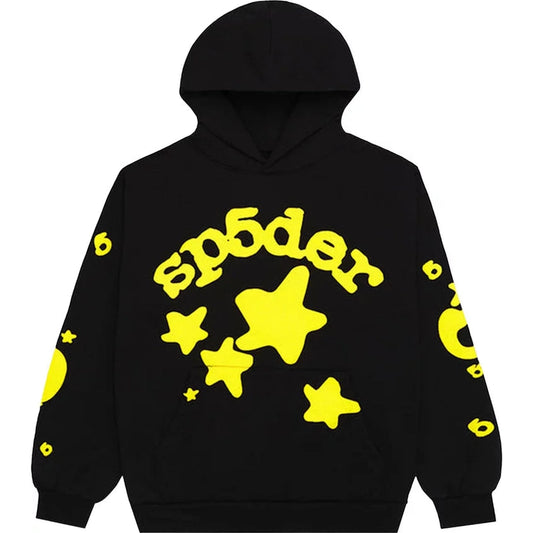 Sp5der Beluga Hoodie 'Onyx/Yellow'