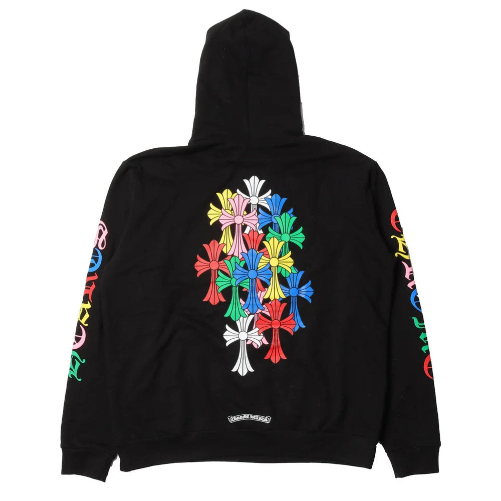 Chrome Hearts Multi Color Cross Cemetery Hoodie
